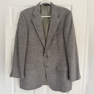 VTG Donald Brooks Gray Textured Men's Blazer made in USA